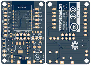 ESP-01-03 Flash-Prototype Board v1.4 SMD Gerblook