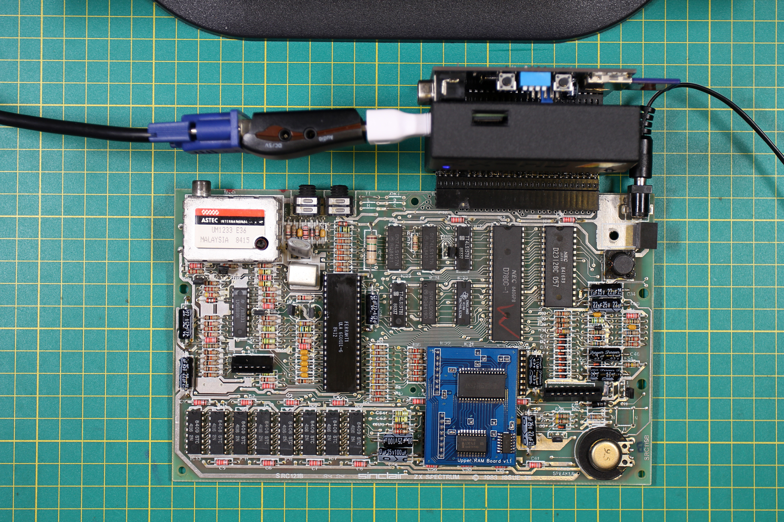 Refurbishing a 48K Rubber Keyed Sinclair ZX Spectrum – Pt.3 Upper 