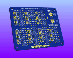 7 Decade Programmable Resistor Board v1.00