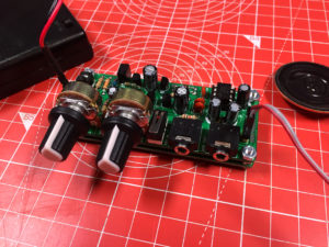 Completed Oscillator and Base Board